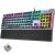 Programovateľná profesionálna hráčska klávesnica AULA F2088 - mechanické klávesy, hnedý spínač 108 klávesov, RGB LED osvetlenie, káblové pripojenie