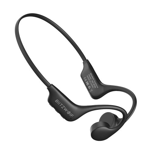 Slúchadlá BlitzWolf® BW-BTS8 Bone Conduction – titánový rám, IPX8 vodotesné, 32GB interná pamäť, magnetické nabíjanie