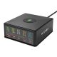 BlitzWolf® 868H 160W stolná rýchla nabíjačka USB PD+QC3.0, 3x Type-C + 2x USB-A + Qi port pre bezdrôtové nabíjanie