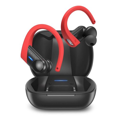BlitzWolf® AIRAUX AA-UM12 - Športové slúchadlá s háčikmi na uši. HiFi zvuk, IPX5, 5 hodín prevádzky