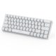 Mechanical Gaming Keyboard BlitzWolf BW-KB1 - osvetlenie RGB LED, káblové a bezdrôtové, IPX4 - biely