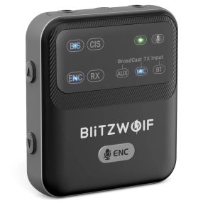   BlitzWolf® BW-LE523 - hudobný prijímač a vysielač Bluetooth V6.0 HD™ + vstavaný mikrofón, dosah 100 metrov