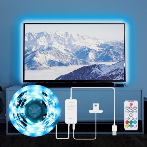 Sada BlitzWolf® BW-LT32 2M USB RGB TV Strip Light Kit