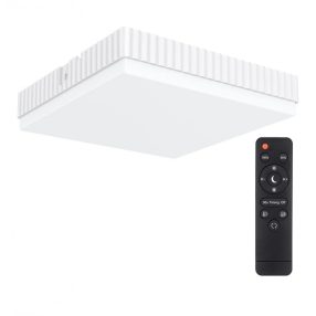   BlitzWolf® BW-LT40 - 24W / 2200LM LED štvorcové stropné svietidlo: 3 farebné teploty, diaľkové ovládanie, IP54 vodotesné