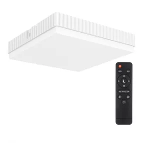   BlitzWolf® BW-LT40 - 24W / 2200LM LED štvorcové stropné svietidlo: 3 farebné teploty, diaľkové ovládanie, IP54 vodotesné