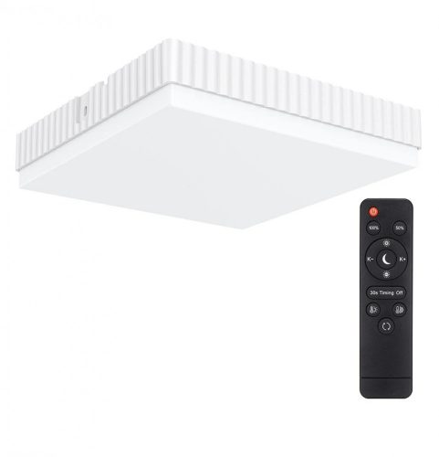 BlitzWolf® BW-LT40 - 24W / 2200LM LED štvorcové stropné svietidlo: 3 farebné teploty, diaľkové ovládanie, IP54 vodotesné