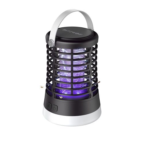 BlitzWolf®BW-MLT1 - Vonkajšia UV lampa proti komárom s batériou, vodotesná IP66