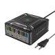 BlitzWolf® BW-S28 260W desktop 5x USB PD+QC3.0 stolná rýchla nabíjačka, 3x Type-C + 2x USB-A + Qi port pre bezdrôtové nabíjanie