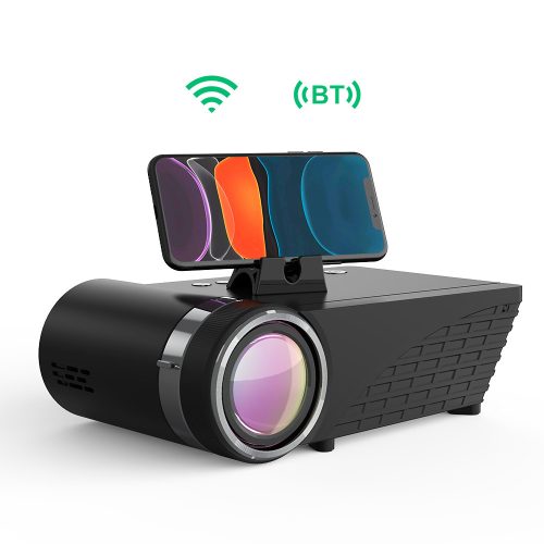 Projektor pre domáce kino - Projektor BlitzWolf® BW-VP8 s zrkadlom obrazovky telefónu, bezdrôtovým pripojením, rozlíšením 720P, 5500 lúmenov, viacerými portami a zvukom Dolby