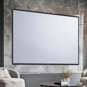   BlitzWolf® BW-VS8 nástenné premietacie plátno – 80 inch, 5-vrstvová antireflexná obrazovka, 16:9, 4K, pozorovací uhol 90°