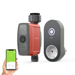   Inteligentný zavlažovací systém Blitzwolf® BW-WTR01 (náboj + ventil) - možnosť pripojenia k 3/4 '' záhradnému panelu, ovládanie aplikácie