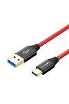 USB 3.0, 1 metrový USB C type kábel -BlitzWolf Ampcore BW-TC9 - MacBook, Google ChromeBook Pixel, Nexus 5X, OnePlus 2, Lumia 950, LG G5, Nokia N1 Tablet, Huawei FCP, Samsung AFC USB 3.0, 1 metrový USB C type kábel -BlitzWolf Ampcore BW-TC9 - MacBook, Google ChromeBook Pixel, Nexus 5X, OnePlus 2, Lumia 950, LG G5, Nokia N1 Tablet, Huawei FCP, Samsung AFC