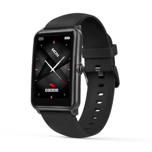 Inteligentné dámske hodinky Blitzwolf® BW-AH2 (čierna) – IP68, variabilné zobrazenie, zdravotné a športové údaje, hovory a pripomienky