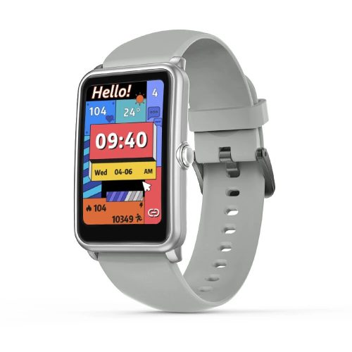 Inteligentné dámske hodinky Blitzwolf® BW-AH2 (Strieborná) – IP68, variabilné zobrazenie, zdravotné a športové údaje, hovory a pripomienky