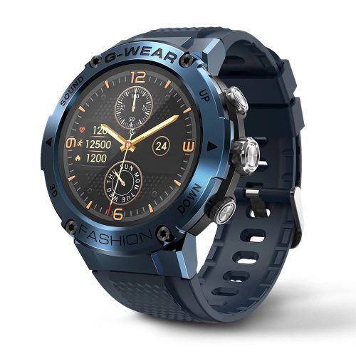 Inteligentné hodinky Blitzwolf® BW-AT3C (Modrá) – 30 dní v pohotovostnom režime, vstavaný mikrofón a reproduktor s nespočetnými funkciami
