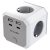 BlitzWolf® BW-EC2 - USB nabíjačka a rozbočovač na stenu: 4x 230V + 2xUSB-A & 2x USB-C nabíjacie porty