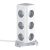 BlitzWolf® BW-EC3 – Stolová USB nabíjačka: 2x USB-A + 2x USB-C nabíjacie porty + 12x 230V výstupy