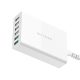 BlitzWolf® BW-S15 nástenná USB nabíjačka 60W / 6 port (2x QC3 + 4 norm. port)