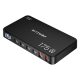 Blitzwolf® BW-S30 - 175W stolná rýchlonabíjacia stanica s USB a digitálnym displejom, 6 USB portov (4x Type-C + 2x USB-A porty)