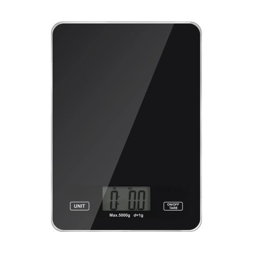 DIGOO DG-TGK1 - Kuchynská váha digitálny, max.5kg, presnosť na 1g - čierna