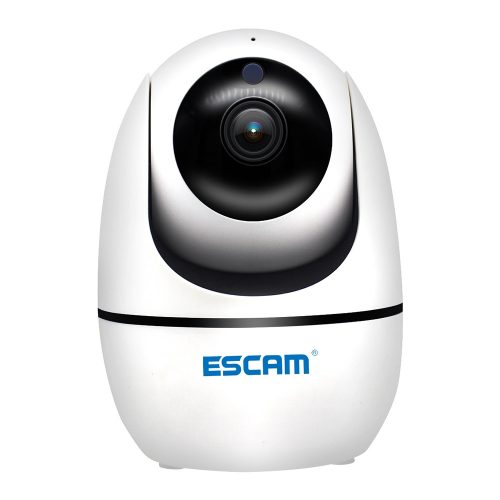 ESCAM PVR008 - interiérová WiFi Smart IP bezpečnostná dome kamera: AI detekcia pohybu človeka, 1080P, nočné videnie, obojsmerný zvuk