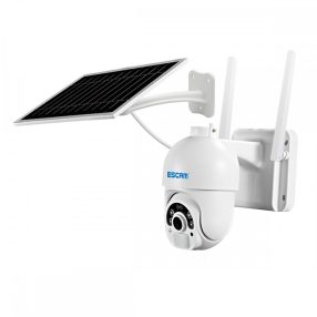   ESCAM QF450 - IP dome kamera so 4G SIM kartou + solárny panel: 1080P HD, vonkajšia, farebné nočné videnie, obojsmerné audio, IR 20m
