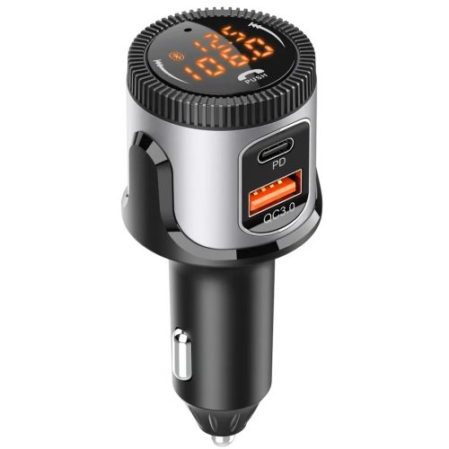 HiGi® - BC72 Bluetooth V5.0 FM vysielač do auta a USB rýchla nabíjačka do auta
