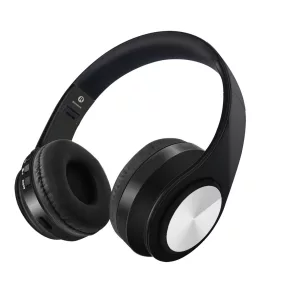   HiGi D-422 - Bluetooth 5.0 slúchadlá - prevádzková doba 10 hodín, 40 mm reproduktor, vstavaný mikrofón, pripojenie BT + 3,5 Jack - čierno