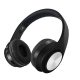 HiGi D-422 - Bluetooth 5.0 slúchadlá - prevádzková doba 10 hodín, 40 mm reproduktor, vstavaný mikrofón, pripojenie BT + 3,5 Jack - čierno