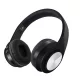 HiGi D-422 - Bluetooth 5.0 slúchadlá - prevádzková doba 10 hodín, 40 mm reproduktor, vstavaný mikrofón, pripojenie BT + 3,5 Jack - čierno