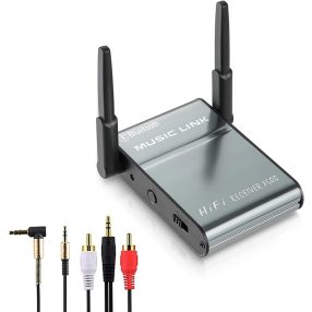   HiGi® X600 - Bluetooth V5.0 prijímač, kovové puzdro - dosah 50 m, výstup Jack 3.5, vstavaný mikrofón, výdrž batérie 30 hodín