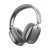 Bluetooth slúchadlá Lenovo® TH60 – ANC: Mikrofón s aktívnym potlačením hluku, hlboké basy. 28 hodín používania – strieborné