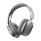 Bluetooth slúchadlá Lenovo® TH60 – ANC: Mikrofón s aktívnym potlačením hluku, hlboké basy. 28 hodín používania – strieborné