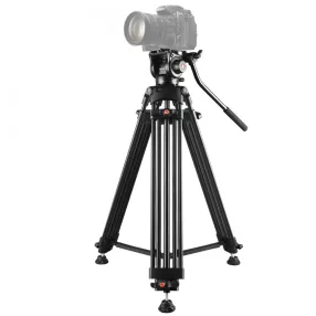   PULUZ Profesionálny stojan na fotoaparát + hlava pre DSLR / SLR fotoaparáty - hliníkový rám, vysoká nosnosť: 10kg, výškovo nastaviteľná medzi 90-170cm