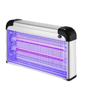   Pittar® HS38 - elektrický lapač hmyzu s UV lampou, pre plochu 100 m2, dĺžka 49 cm, prevádzka 220 V, hliníkový kryt