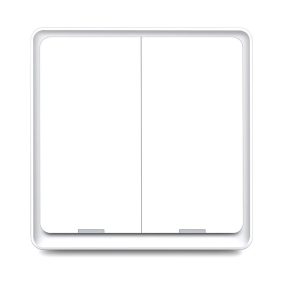  RSH ESW-2WAA-EU WiFi - SMART, nástenný, mechanický spínač osvetlenia tlačidiel, s 2 spínačom - Tuya App, Google Home