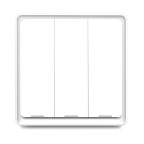   RSH ESW-3WAA-EU WiFi - SMART, nástenný, mechanický spínač osvetlenia tlačidiel, s 3 spínačom - Tuya App, Google Home