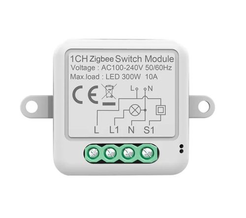RSH® SB01 ZigBee - 1-cestný SMART prepínač - Ovládanie aplikácií, časovanie, hlasové pokyny. Integrácia Amazon Echo, Google Home a IFTTT