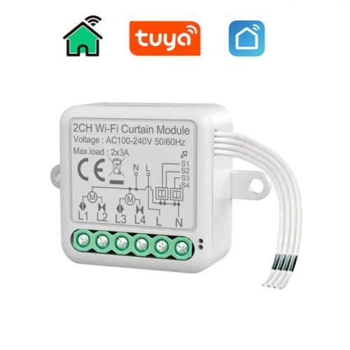 RSH WiFi CU02 - SMART ovládač uzávierky na ovládanie 2 uzávierky - Ovládanie aplikácií, časovanie, hlasové pokyny.