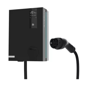   Raedian NEO 22kW AC Wallbox - nabíjačka do auta | Funkcia DLM | 22kW - 3x32A | Kábel typu 2 | Aplikácia, ovládanie RFID - Čierna