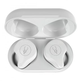   SABBAT X12PRO Moonlight White - Bezdrôtové slúchadlá Bluetooth 5.0 v nabíjacom boxe - HD zvukový zážitok, 6 hodín prevádzky