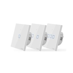   Sonoff® T0 - Smart Wall Switch - Inteligentný nástenný prepínač - je možné ho integrovať s Amazon Echo, Google Home a IFTTT
