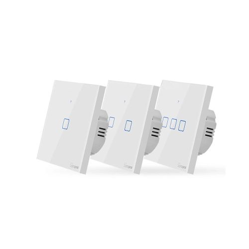 Sonoff® T0 - Smart Wall Switch - Inteligentný nástenný prepínač - je možné ho integrovať s Amazon Echo, Google Home a IFTTT