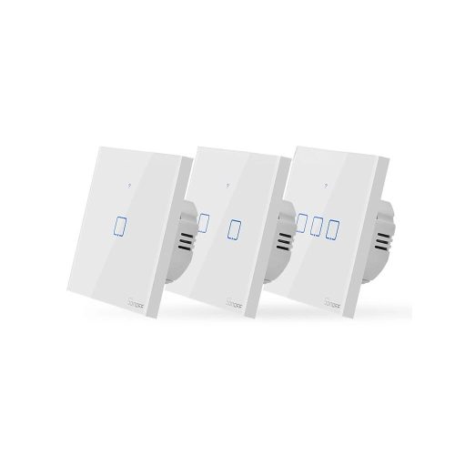 Sonoff® T0 - Smart Wall Switch - Inteligentný nástenný prepínač - je možné ho integrovať s Amazon Echo, Google Home a IFTTT
