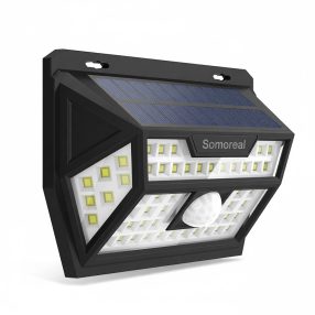   Vonkajšia solárna lampa - Somoreal SM-OLT1 s detektorom pohybu, odolný voči vode IP64