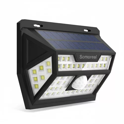 Vonkajšia solárna lampa - Somoreal SM-OLT1 s detektorom pohybu, odolný voči vode IP64