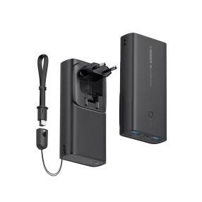   Veger ACE100 - prvá power banka a nástenná nabíjačka dva v jednom - 10000 mAh - LED indikátor nabíjania, PD 20W nabíjací výkon