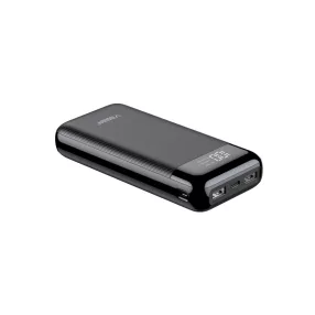   Veger L21 – power banka s kapacitou 20 000 mAh – LED indikátor nabíjania, 4 nabíjacie porty – čierna