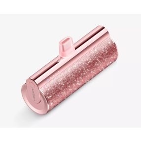   Power banka Veger Lipstick-C s konektorom USB Type-C – 5000mAh, PD3.0 - Rose Gold