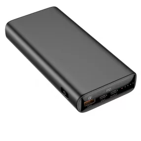   Veger T65A - rýchlonabíjacia (PD65W) notebooková powerbanka - 20 000 mAh, 3 USB nabíjacie porty